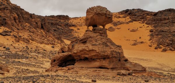 La Roca del Erizo, Formación Rocosa en el Tadrart